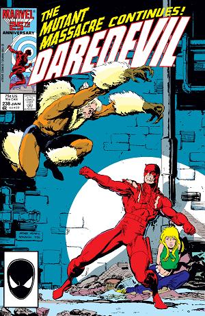 Daredevil #238  cover
