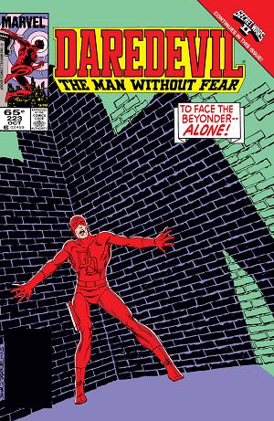 Daredevil #223 cover