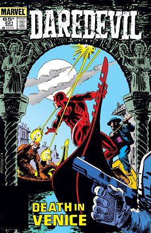 Daredevil #221 cover
