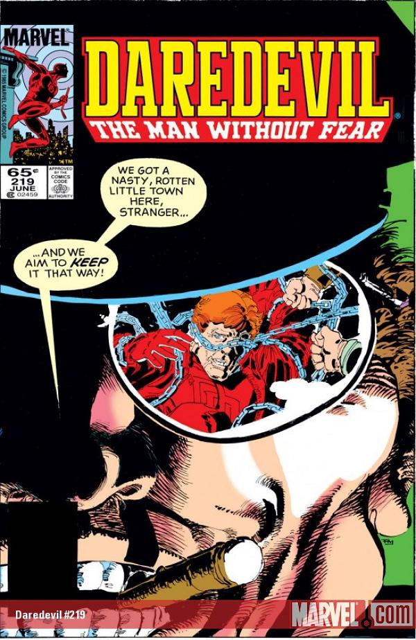 Daredevil #219  cover