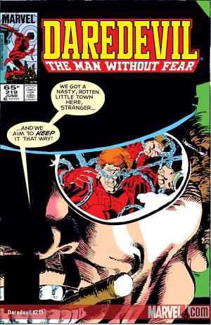 Daredevil #219  cover