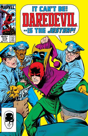 Daredevil #218 cover