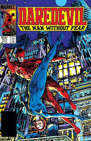 Daredevil #217 cover