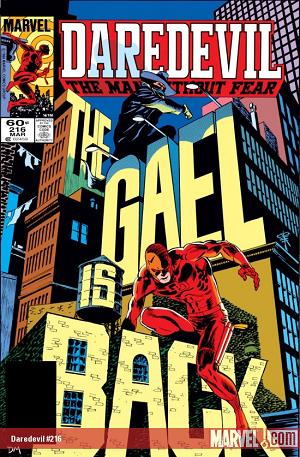 Daredevil #216 cover