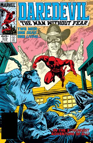 Daredevil #215 cover