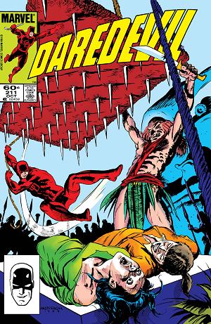 Daredevil #211  cover