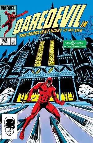 Daredevil #208  cover