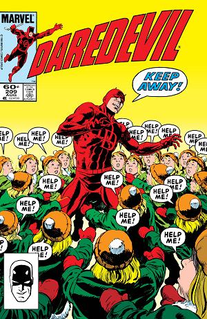Daredevil #209  cover