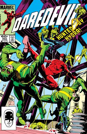 Daredevil #207 cover