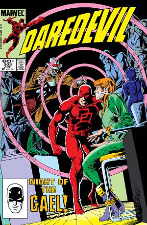 Daredevil #205  cover