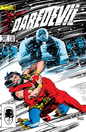 Daredevil #206  cover