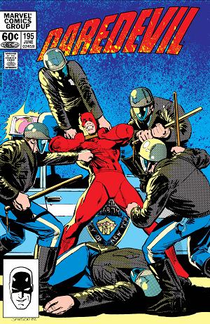Daredevil #195  cover