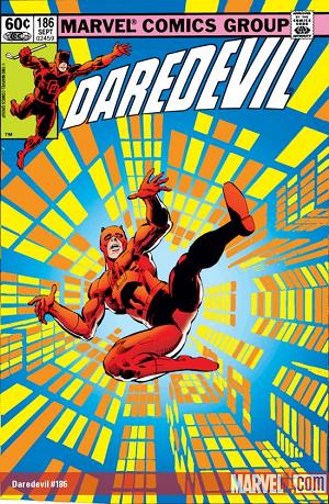 Daredevil #186  cover