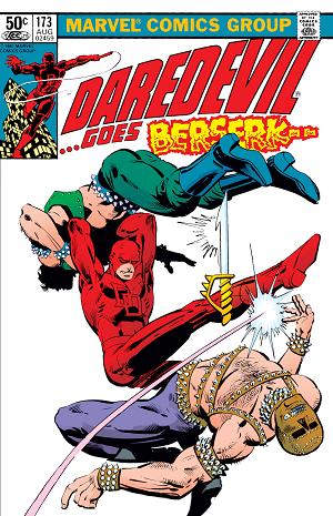 Daredevil #173  cover