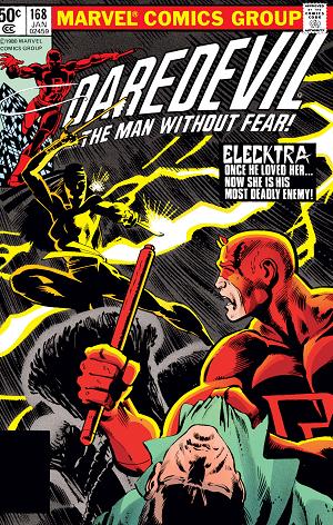 Daredevil #168  cover