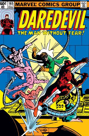 Daredevil #165 cover