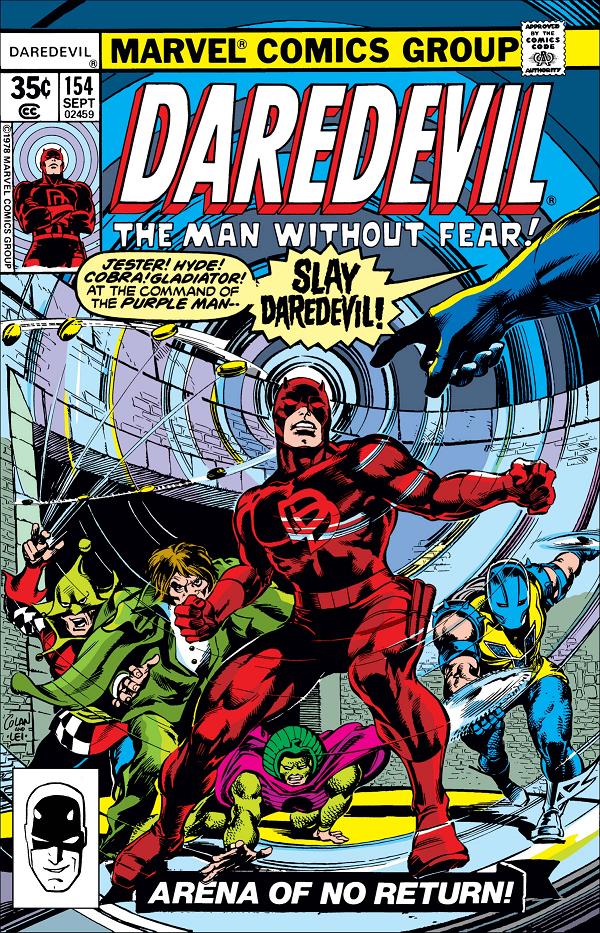 Daredevil #154  cover