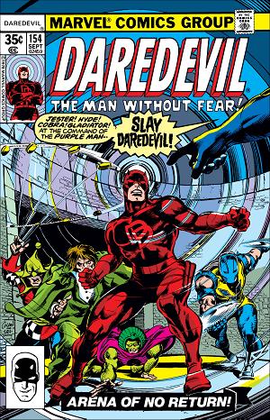 Daredevil #154 cover