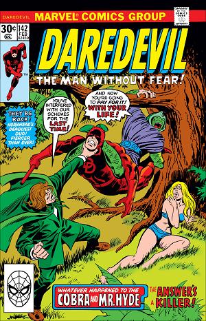 Daredevil #142 cover
