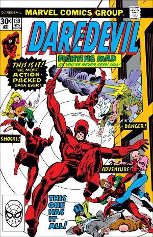 Daredevil #139  cover