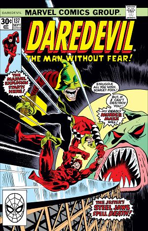 Daredevil #137  cover