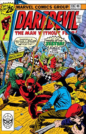 Daredevil #136  cover