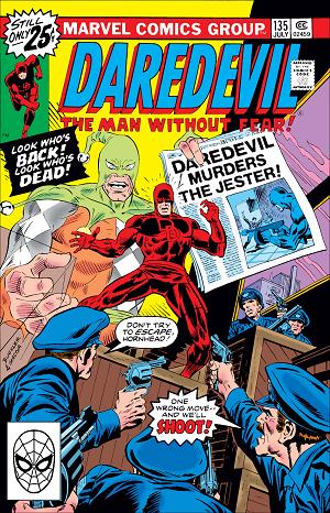 Daredevil #135 cover