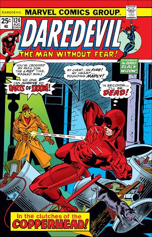 Daredevil #124  cover