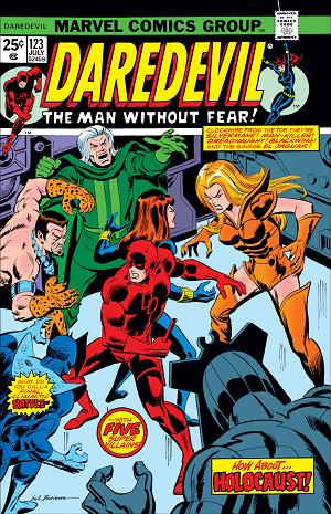 Daredevil #123 cover