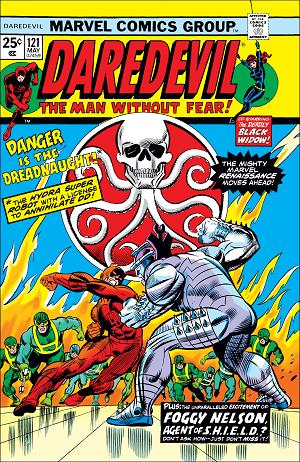 Daredevil #121 cover