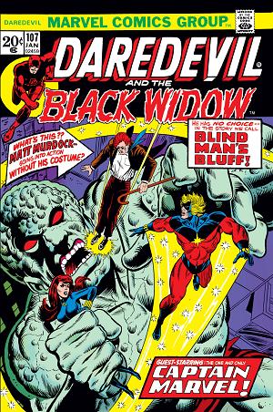 Daredevil #107  cover