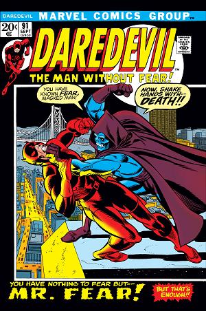 Daredevil #91  cover