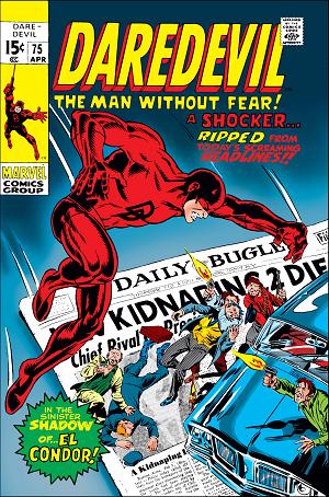 Daredevil #75  cover