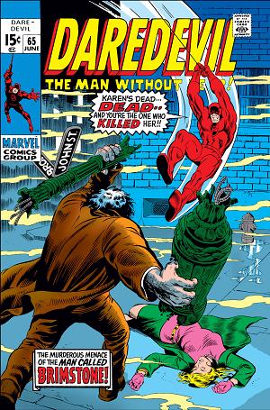 Daredevil #65  cover