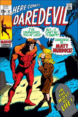 Daredevil #57  cover