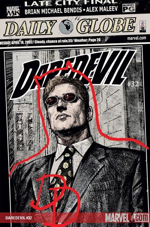 Daredevil #32  cover