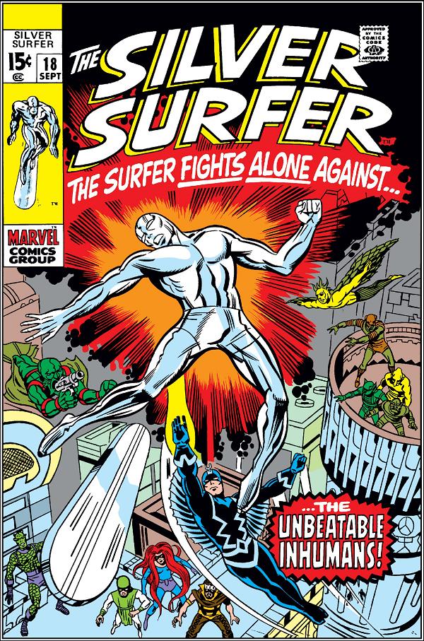 Silver Surfer #18  cover