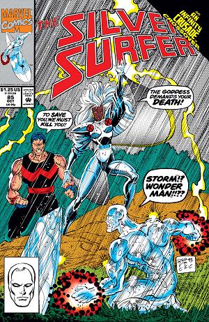 Silver Surfer #85  cover