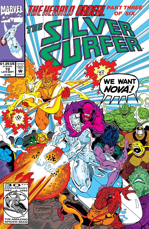 Silver Surfer #72  cover