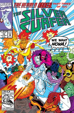 Silver Surfer #72 cover