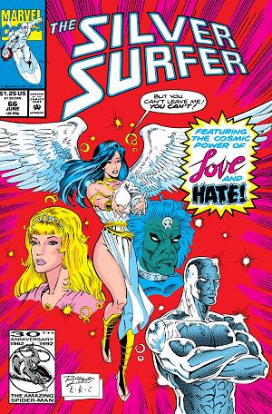Silver Surfer #66  cover