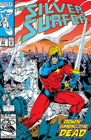 Silver Surfer #63  cover