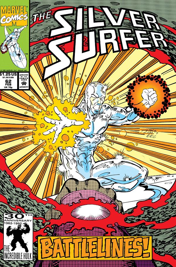 Silver Surfer #62  cover