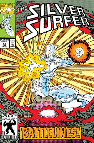 Silver Surfer #62  cover