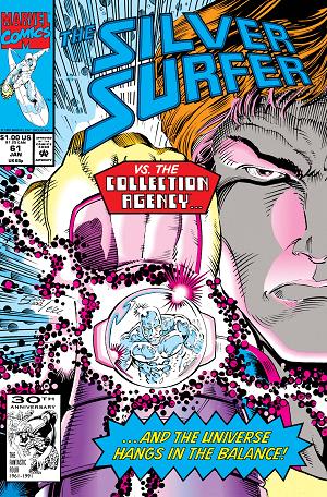 Silver Surfer #61  cover