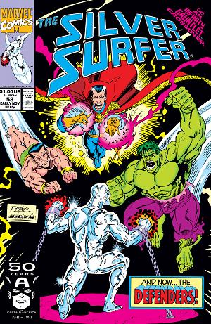 Silver Surfer #58  cover