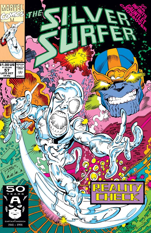 Silver Surfer #57  cover
