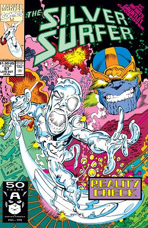 Silver Surfer #57  cover