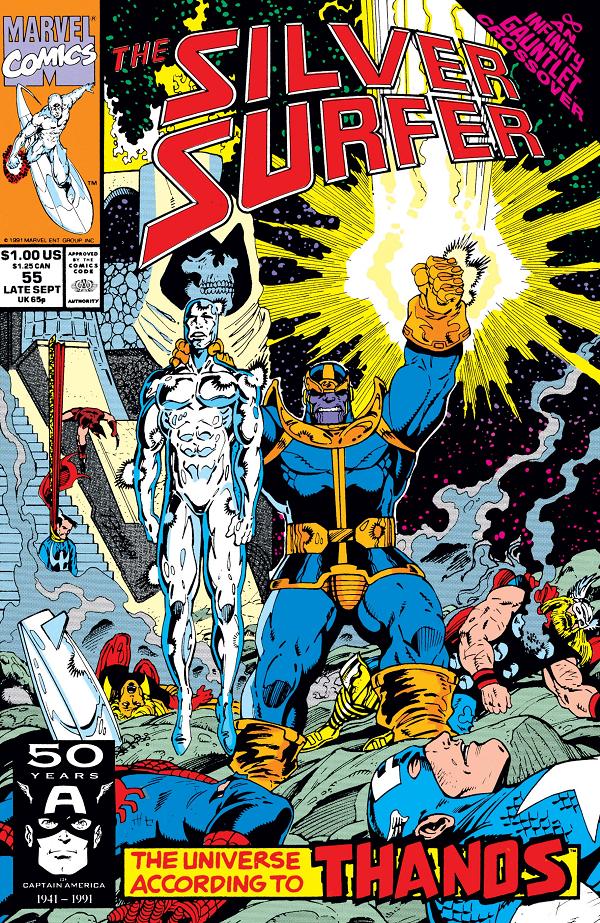 Silver Surfer #55  cover