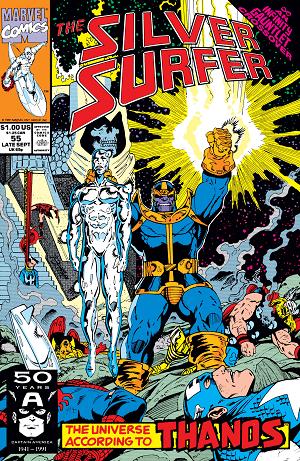 Silver Surfer #55  cover